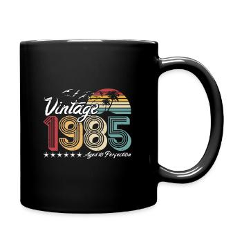 Retro Vintage 1985 - 36th Birthday - Full Colour Mug - black - Right