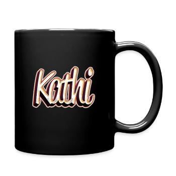 Kathi First Name Name Nickname Graffiti - Full Colour Mug - black - Right