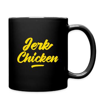 Poulet Jerk - Mug uni - noir - Droite