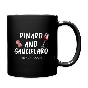 Pinard and sausage - Full Colour Mug - black - Right