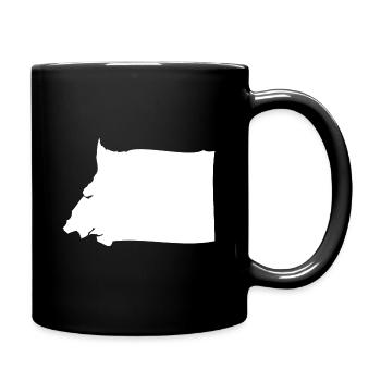 Equatorial Guinea map flag - Full Colour Mug - black - Right