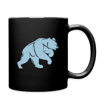Bär - Tasse einfarbig - Schwarz - Rechts