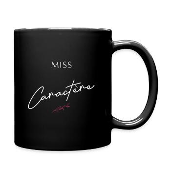 Miss Character - Full Colour Mug - black - Right