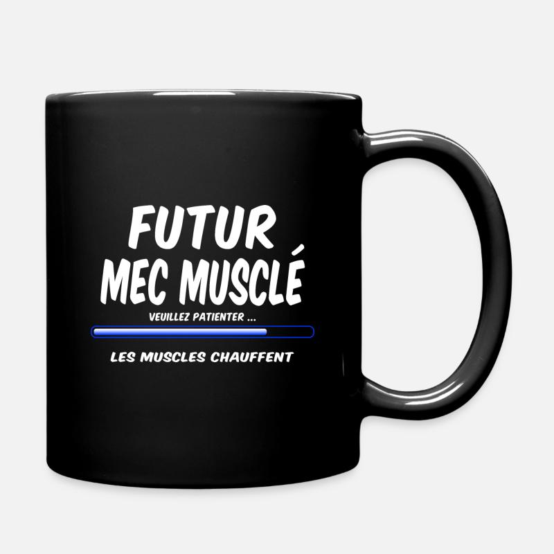 Futur mec musclé muscu musculation - Mug uni - noir