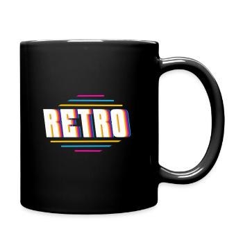 Rétro - Mug uni - noir - Droite