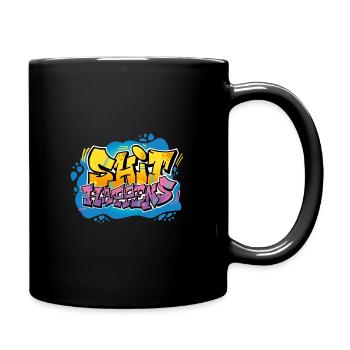 SHIT HAPPENS - Tasse einfarbig - Schwarz - Rechts