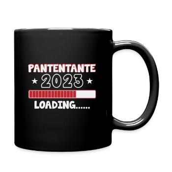 Patentante 2023 loading Taufpatin - Tasse einfarbig - Schwarz - Rechts