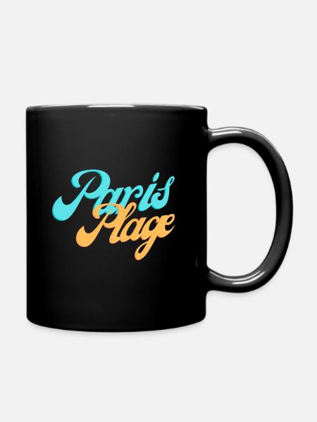 Paris Plage - Mug uni - noir