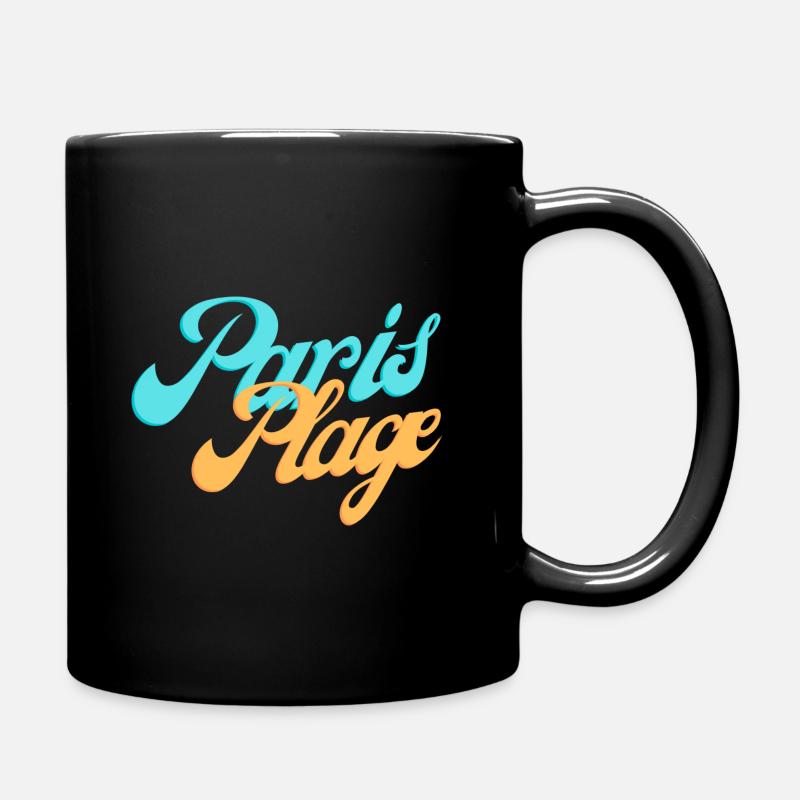 Paris Plage - Mug uni - noir