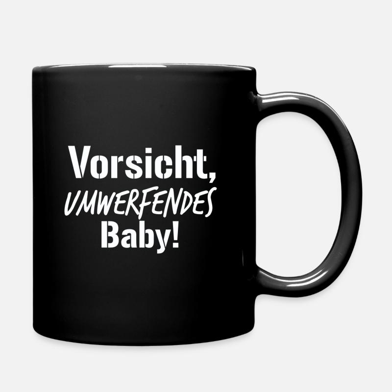 Babysprüche - Tasse einfarbig - Schwarz