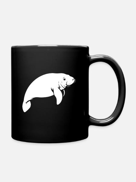 Manatee - Manatee - Siren - Full Colour Mug - black
