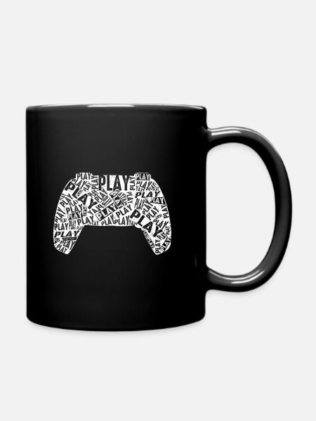 Play Game - Tasse einfarbig - Schwarz