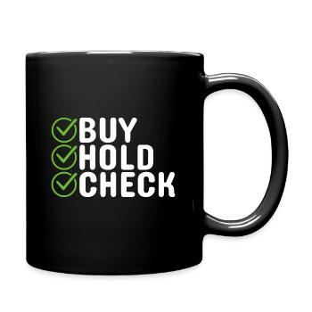 Échangez de la sagesse Acheter et conserver et vérifier - Mug uni - noir - Droite