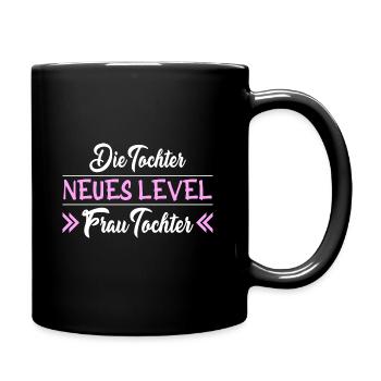 Neues Level Frau Tochter Jugendweihe - Tasse einfarbig - Schwarz - Rechts
