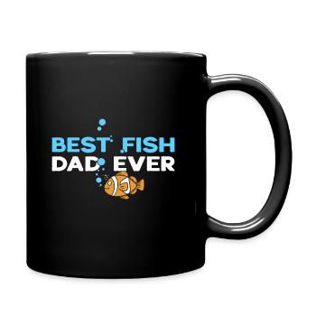 Meilleur poisson papa aquariophile fish keeper - Mug uni - noir - Droite
