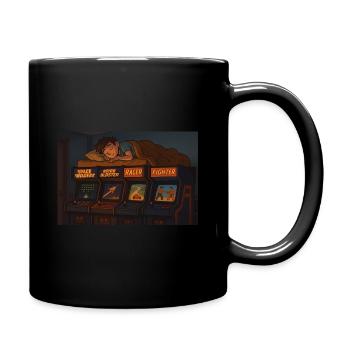 Fun Design Retro Gaming Arcade Machine - Full Colour Mug - black - Right