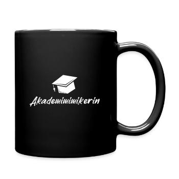 Mimimi Akademimimikerin - Tasse einfarbig - Schwarz - Rechts