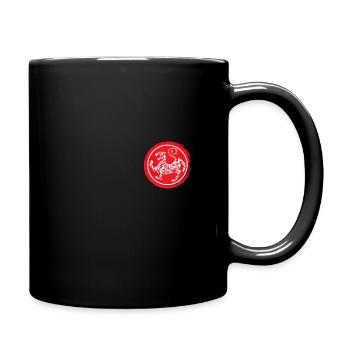 Karate Shotokan Tiger logo - Full Colour Mug - black - Right