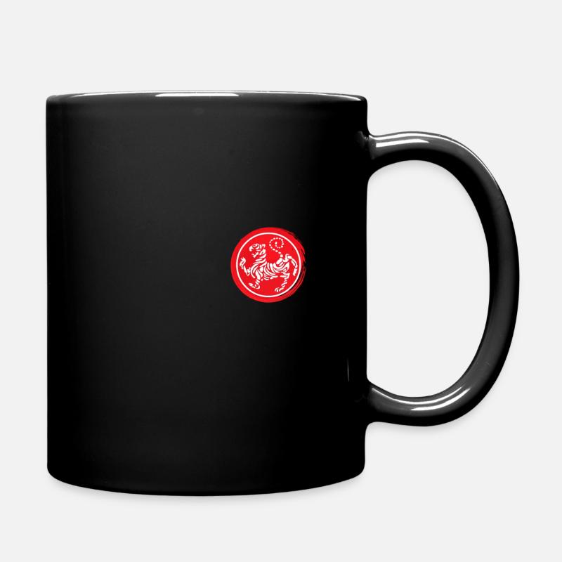 Karate Shotokan Tiger Logo - Tasse einfarbig - Schwarz