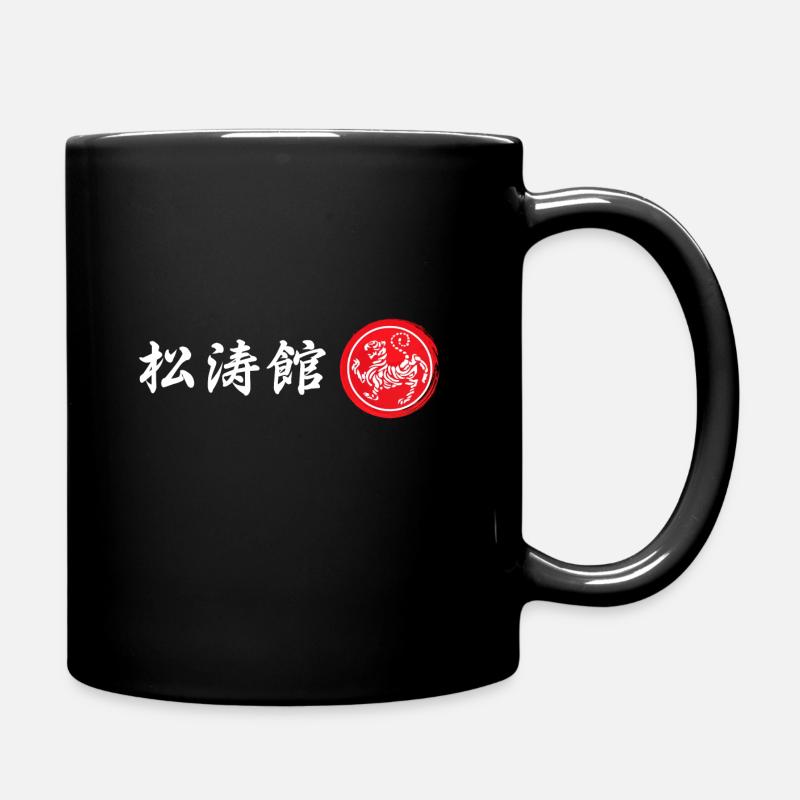 Logo de Karaté Shotokan Tiger - Mug uni - noir