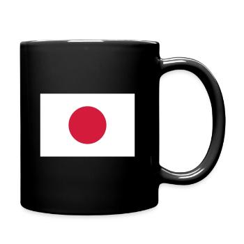 Drapeau du Japon - Mug uni - noir - Droite