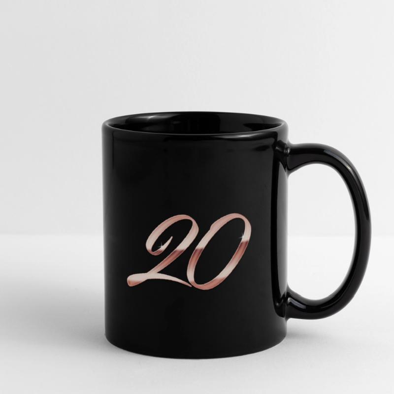 Rose gold 20 Full Colour Mug