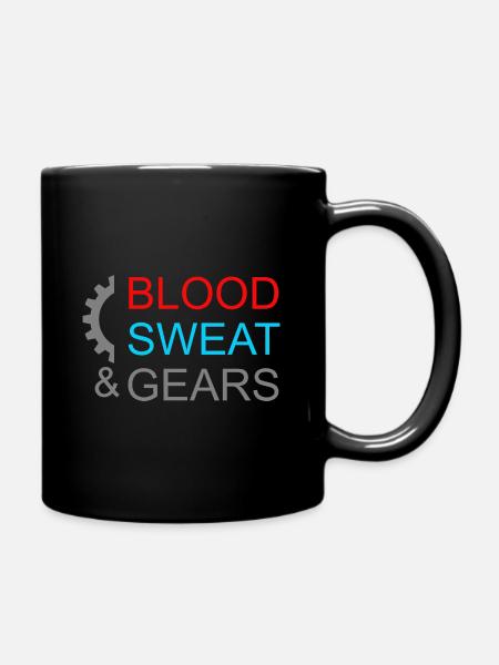 Blood sweat and gears 4 - Full Colour Mug - black