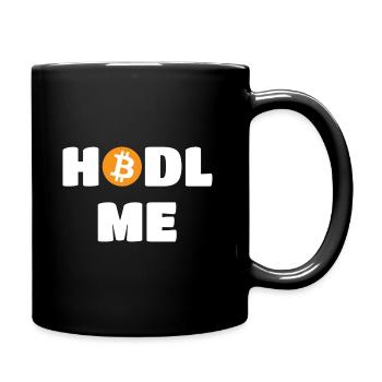 HODL ME Bitcoin - Tasse einfarbig - Schwarz - Rechts