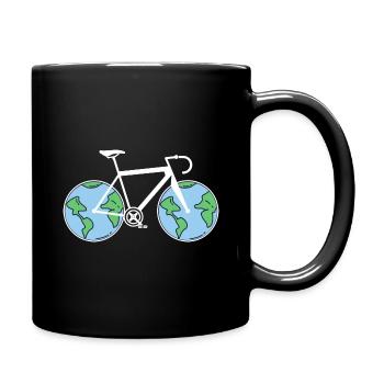 Bicycle Environment Protection - Full Colour Mug - black - Right