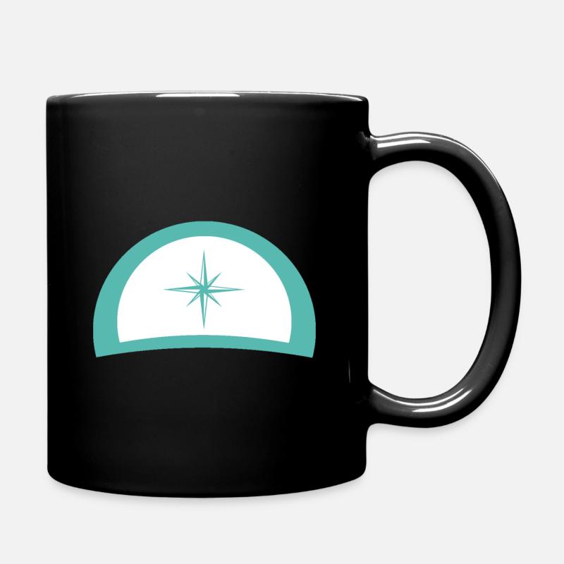 Polarstern - Tasse einfarbig - Schwarz