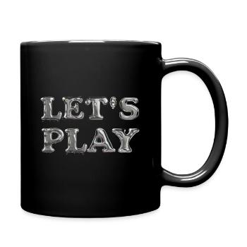Let us play & Erotik & Kampfsport & Sport - Tasse einfarbig - Schwarz - Rechts