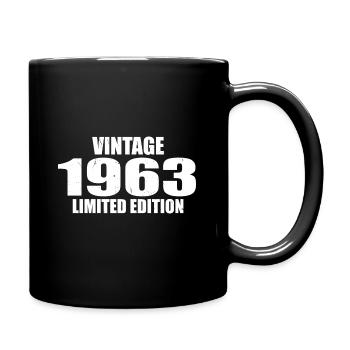 Vintage 1963 Birthday 1963 - Retro 1963 - Full Colour Mug - black - Right