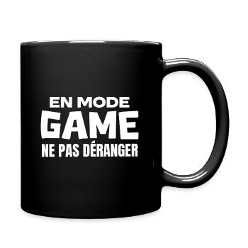 en mode game ne pas déranger - Mug uni - noir - Droite