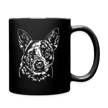 CHIEN BÉTAIL AUSTRALIEN - HEELER Wilsigns dogs - Mug uni - noir - Droite