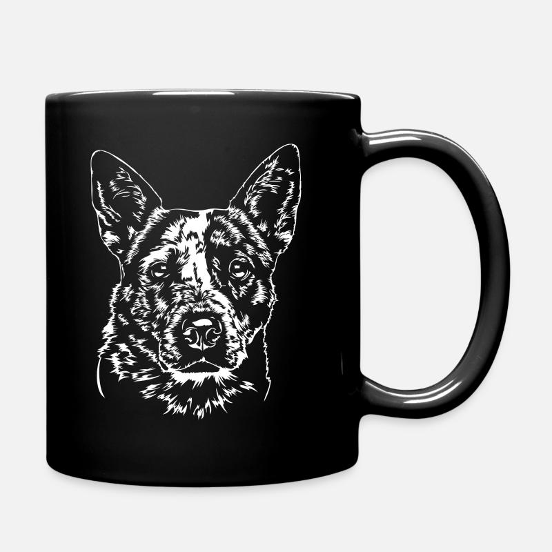 CHIEN BÉTAIL AUSTRALIEN - HEELER Wilsigns dogs - Mug uni - noir