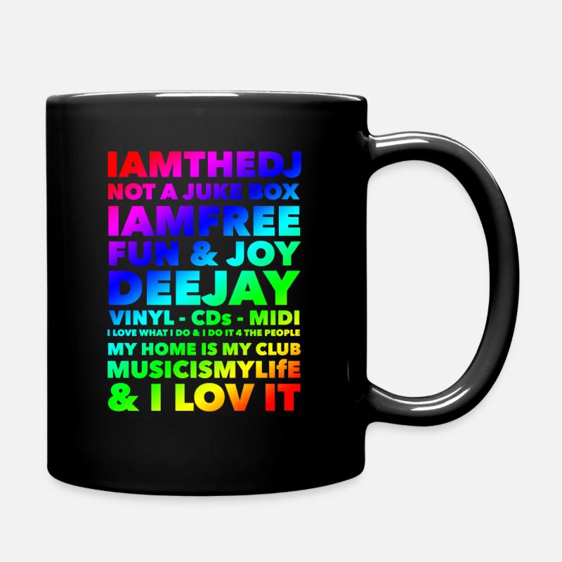 JE SUIS LE DJ - Mug uni - noir
