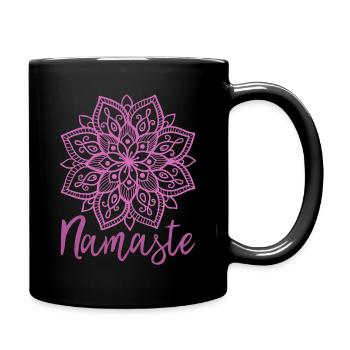 Namaste - Full Colour Mug - black - Right