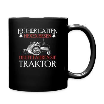 PREVIOUSLY HAD TO HIT WATCH TODAY DRIVE TRAKTOR - Full Colour Mug - black - Right
