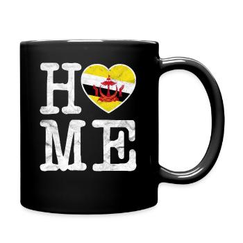 Brunei Flagge Darussalam Negara Geschenk - Tasse einfarbig - Schwarz - Rechts