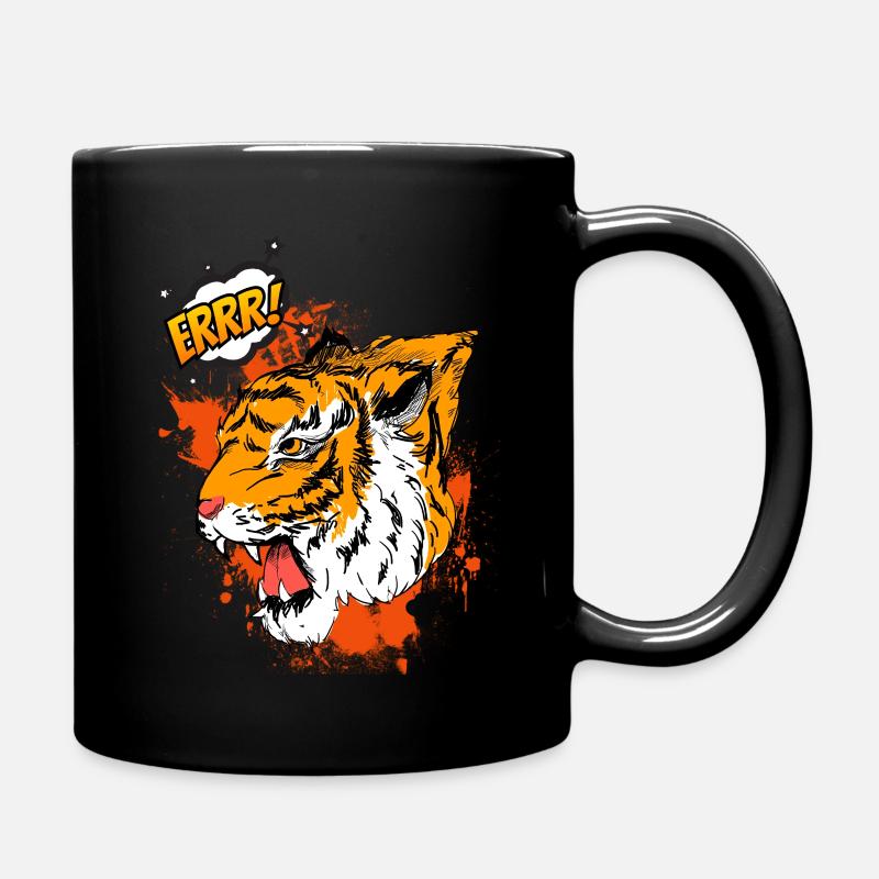 Tiger cool errr! Very nice motive - Full Colour Mug - black