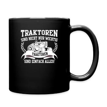 TRACTOR - Full Colour Mug - black - Right