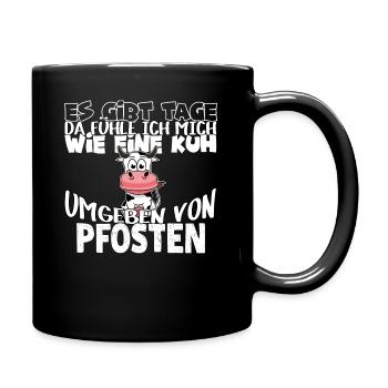 Cow Cows - Full Colour Mug - black - Right