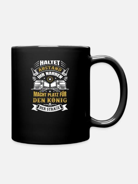 LKW-FAHRER - Tasse einfarbig - Schwarz