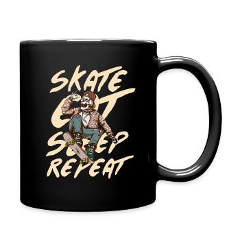 Skate - Full Colour Mug - black - Right