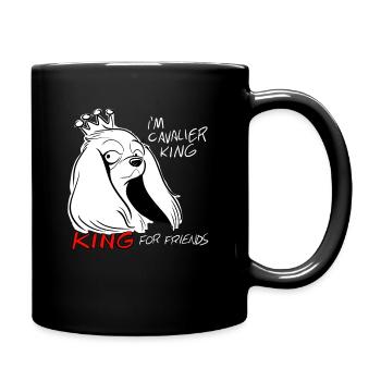 Cavalier King pour les amis - Mug uni - noir - Droite