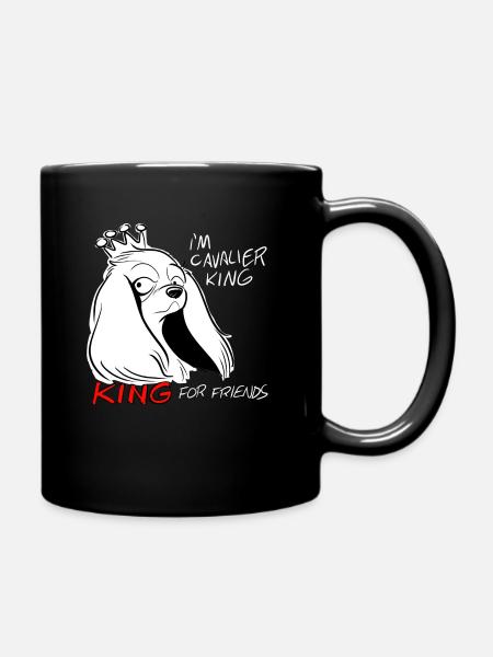 Cavalier King pour les amis - Mug uni - noir