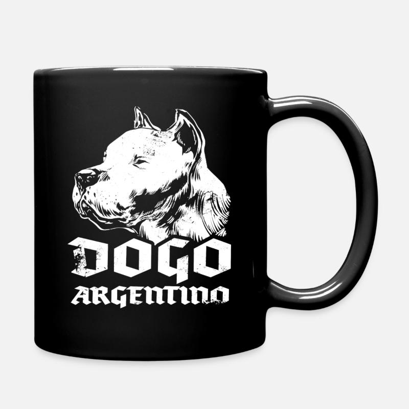 Dogo Argentino - Tasse einfarbig - Schwarz