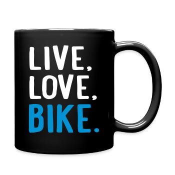 Bike - Full Colour Mug - black - Right