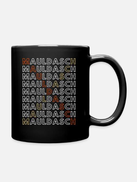 Mauldasch, Maultaschen, Schwäbische Spezialität - Tasse einfarbig - Schwarz