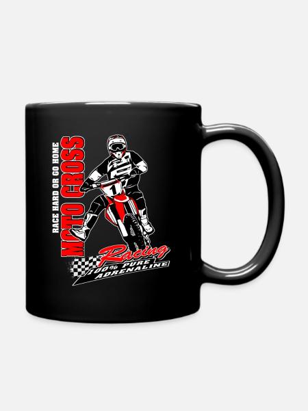 MotoCross - Supercross - MX - SX - FMX - Mug uni - noir